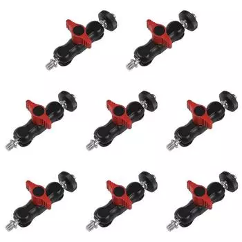 Шарнирный зажим с резьбой 1/4 дюйма -20 Шарнирный зажим Magic Arm Super Clamp