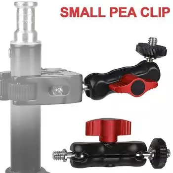 Шарнирный зажим с вращающейся шаровой головкой для GPS-телефона, монитора, видеолампы DE