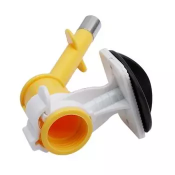 Шарообразные питьевые фонтанчики, комплект для питья для домашних собак, подвесная головка для бутылки с водой, головка для питья для домашних животных, собак, кошек, птиц жёлтый