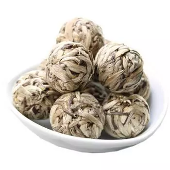 Шарообразный Бай Хао Инь Чжэнь Серебряная игла Жемчужно-белый чай ручной работы