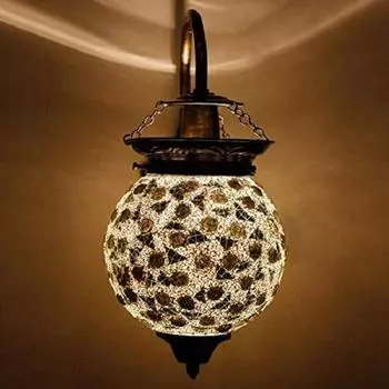 Шарообразный настенный светильник из хрустального стекла для гостиной и домашнего декора турецкая лампа (Многоцветный, лампочка в комплект не входит)
