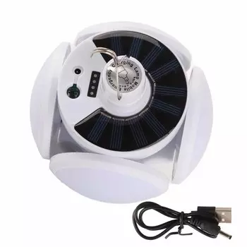 Шарообразный светильник складной солнечный USB зарядка светодиодный высокой яркости свет для кемпинга на открытом воздухе