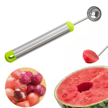 Шаровая ложка, кухонная утварь, фруктовый арбуз из нержавеющей стали для сэндвичей зелёный