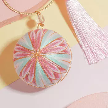 Шаровая вышивка, подарочная сумка, подвесная рукоделие, вязание, ручная работа, нить для рукоделия, маленькая для Orange Blue