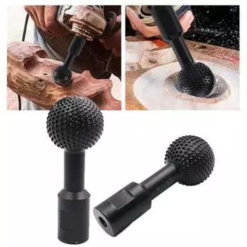 Шаровое долото Угловая шлифовальная машина Сферическая шлифовальная головка Шлифование и изготовление ложек и напильников для копания для плотника Black 14mm