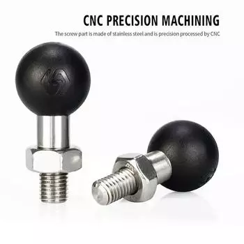 Шаровой мотоциклетный держатель зеркала, адаптер для подголовника M10 M8, винт с шаровой головкой, GPS-держатель для телефона, крепление, зажим на руль автомобиля для мотоцикла