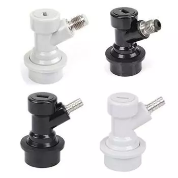 Шаровой замок для пива, бочонок с отсоединяемым колючим резьбовым дозатором, крышка для карбонизации, товары для продажи White Threaded Mouth