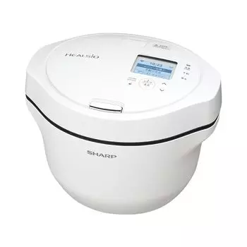 Sharp Waterless автоматическая кастрюля Healsio Hot Cook White Для 2-6 человек Перемешивание Приготовление без воды Приготовление пищи Резервирование Приготовление пищи Беспроводная локальная сеть