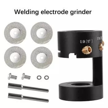 Sharpener Head With 4 Cut-Off Slot Tungsten Grinder Welding Electrode Grinder Multi-Angle Offsets Welding Tools For TIG Welding чёрный