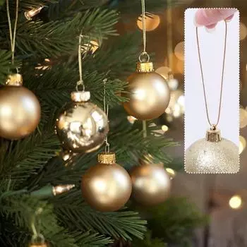 Шары для украшений на елку, вешалка, веревка для елки, 20 см, бирка, этикетка, декоративная веревка с защелками, фиксатор красный