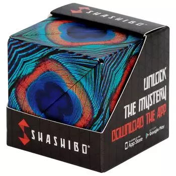SHASHIBO Shape Shift Box - запатентованный и удостоенный наград 3D-магический куб с 36 редкоземельными магнитами. Магнитная игрушка-фиджет Shashibo Cube трансформируется в более чем 70