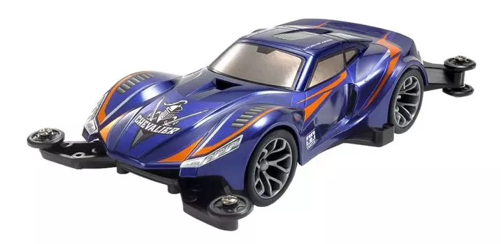 Шасси Tamiya Mini 4WD PRO Series Chevalier MA 18658 Синий № 58