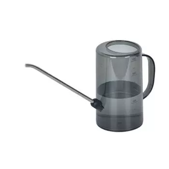 Shatterproof Long Spout Watering Pot 1L/1.5L Plant Sprinkler Practical Small Watering Can Home grey-1L (without Nozzle)