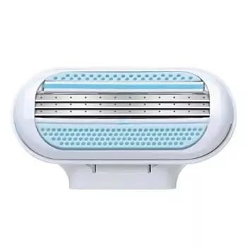 Shaver Manual Detachable Blade Three Layer Blade Replacement Leg Hair Armpits Blue