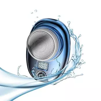 shaver men s shaving electric shaver mini cell phone lightweight mens shaver IPX6 waterproof Washing with water Wet and dry use LED display Type-C