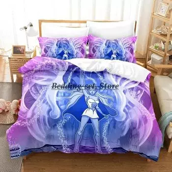 She Ra And The Princesses Of Power Постельное белье Single Twin Full Queen King Size Bed Set Спальня Пододеяльники Наборы Аниме 70x133cm 2pcs