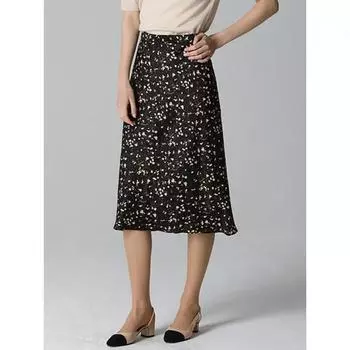 She S miss atmoSpheric длинная юбка-клеш с леопардовым принтом Цена аренды 168 000 вон beige (BE)/55