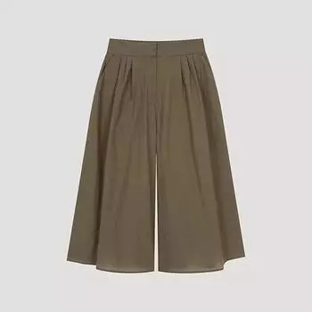 She S Miss Back Banding Cropped Culotte PantS SwwSlo22180 Br Braun/55