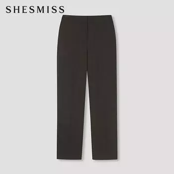 She S miSS Back Banding Slim SlackS SwwSln32010 Dw dark brown/55