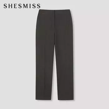 She S miSS Back Banding Solid SlackS SwwSln42060 Mg MELANGE GRAY/66
