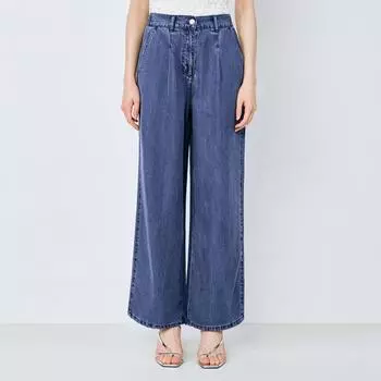 She S miSS Back Banding Wide Denim pantS SSSmSlo22120 dark blue/55