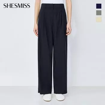 Она S Miss Back Flap One Tuck Широкие брюки SwwSlo22200 beige/55