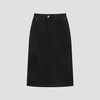 SHe S miSS Back Slit H Line Skirt SwwSko42820 Bk blacks/55