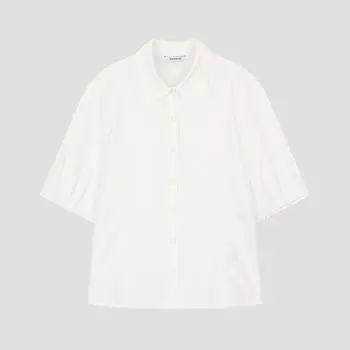 She S miSS Balloon Sleeve Point Shirt SwwSto21070 Ow off-white/55