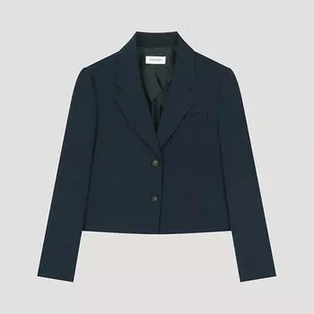 She S miSS baSic Crop Set Up Jacket SwSjko21040 Dl dark blue/55