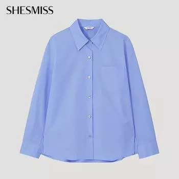 She S miSS baSic eSSential Shirt SwwStp12050 Bl Blue/55
