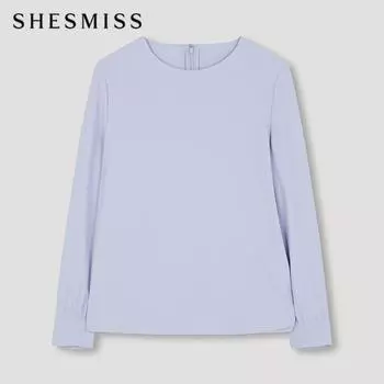 She S miSS baSic Round blouSe Swwblo12520 Ll light blue/55