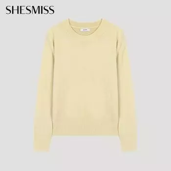 She S miSS baSic Round Knit SSkpoo42540 Ly light yellow/55