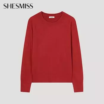 She S miSS baSic Round Knit SSkpoo42540 Re Red/55
