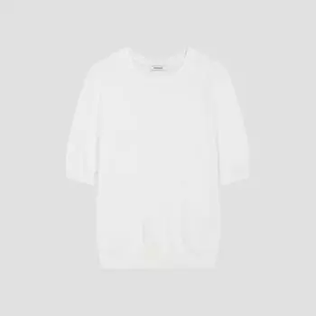 She S miSS baSic Round Neck Short Sleeve Knit SSkpoo22090 Ow off-white/55