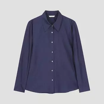 She S miSS baSic Satin Shirt SwwSto31010 Na navy/55