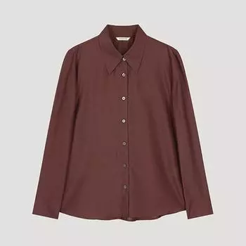She S miSS baSic Satin Shirt SwwSto31010 Dr dark red/55