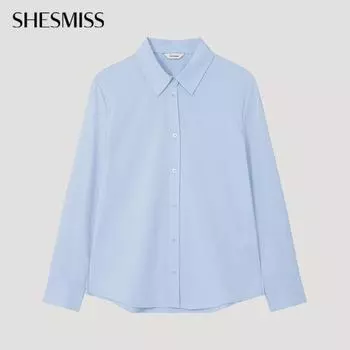 She S miSS baSic Slim Shirt SwwStp12020 Bl Blue/55