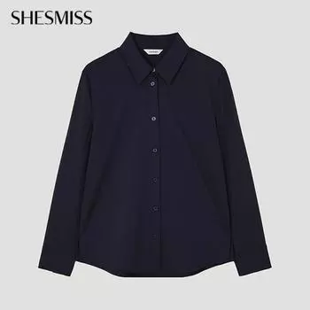 She S miSS baSic Slim Shirt SwwStp12020 Dn DARK NAVY/55