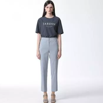 She S miss basic Slim Straight Slacks Цена 128 000 вон Light blue (LL)/55