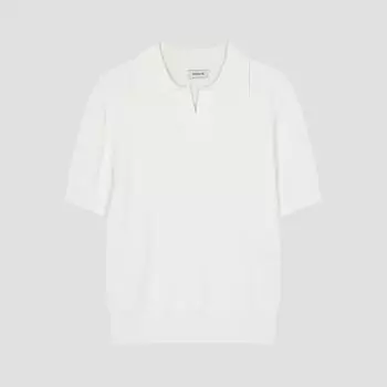 She S miSS baSic V Collar Knit SSkpoo22140 Ow off-white/55