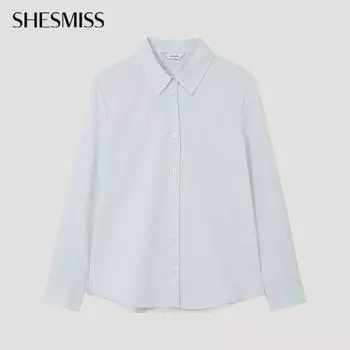 She S miss базовая узкая рубашка SwwStp12020 Ll light blue/55