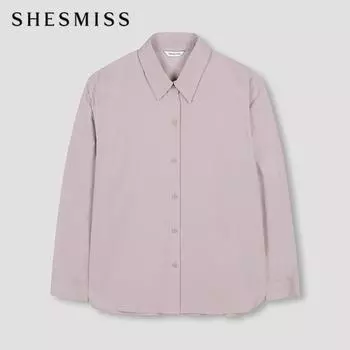 She S miss базовая вельветовая рубашка SwwStn41020 Lv light violet/55