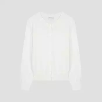 She S miss базовый кардиган с круглым вырезом SSkcdo22570 Ow off-white/55