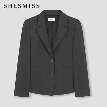 She S miss базовый пиджак на двух пуговицах Swwjkn31710 Ch charcoal/55