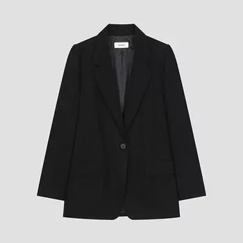 She S miss базовый пиджак на одной пуговице Swwjko42070 Bk blacks/55