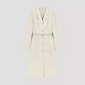 She S miSS Belted Button Up dreSS Swwopo31020 Gb gray beige/55