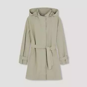 She S miSS Тренч с капюшоном и поясом Swwbyo11010 Kh Khaki/55