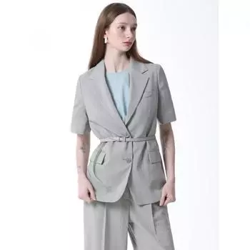 She S miss льняной пиджак с поясом, цена 318 000 вон Light Khaki (LK)/55