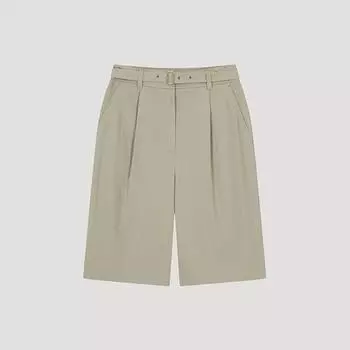 She S miSS Belted One Tuck Half pantS SwwSpo22020 Kh Khaki/44