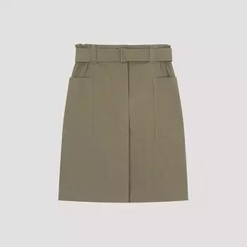 She S miss Юбка с поясом и карманами SwwSko31070 Br Braun/44